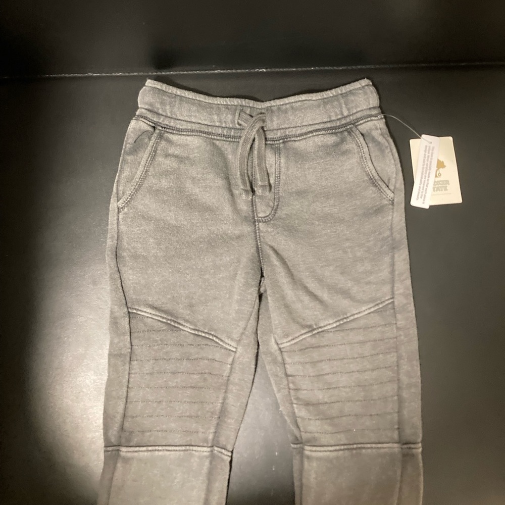 Gray sweatpants